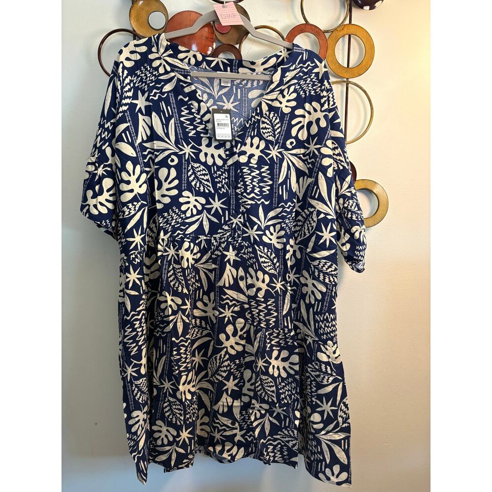 D108 Women Avenue Trinity Dress blue knee length  22/24